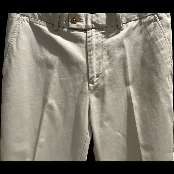 Saks Fifth Avenue Men’s Khaki Pants Size 33 X 32 - Picture 4 of 6